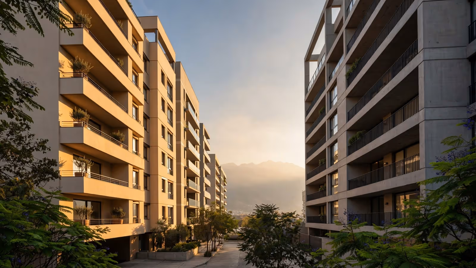Edificios residenciales en Santiago de Chile, referencia del precio de vivienda
